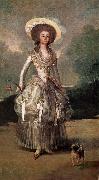 Francisco Goya Marquise of Pontejos oil on canvas